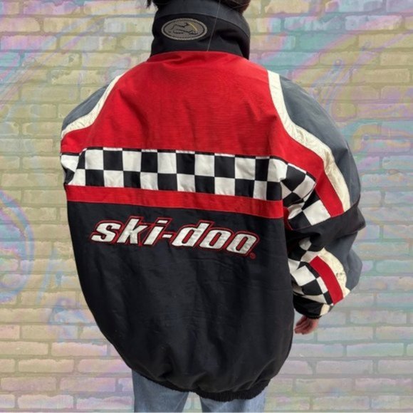 Vintage 90s Skidoo Team Racing SnoGear Heavy Jacket | Outdoor | Sportswear | - Picture 4 of 4